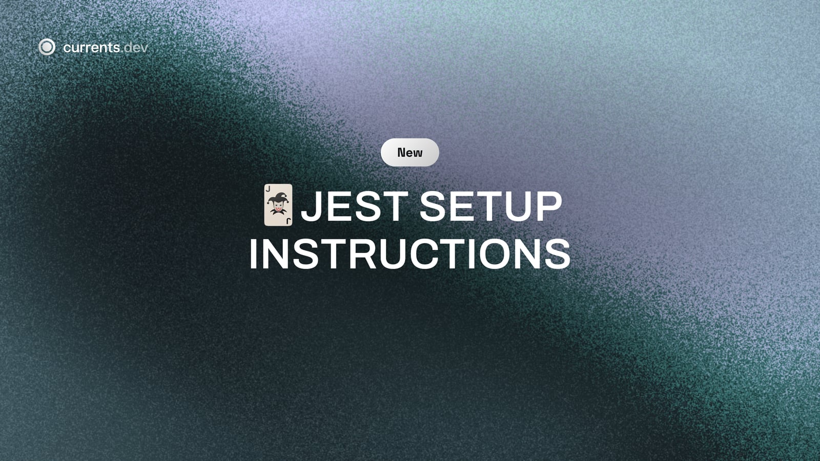 🃏Jest Setup Instructions
