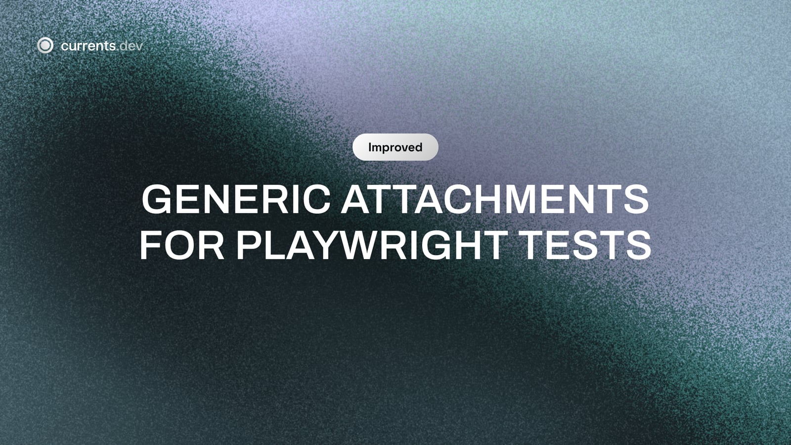 Generic Attachments for Playwright Tests